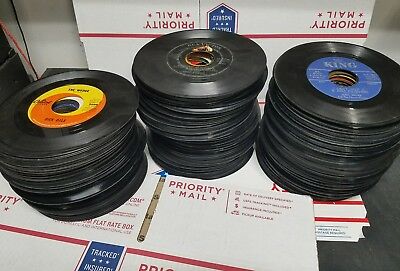 assortment of 45s